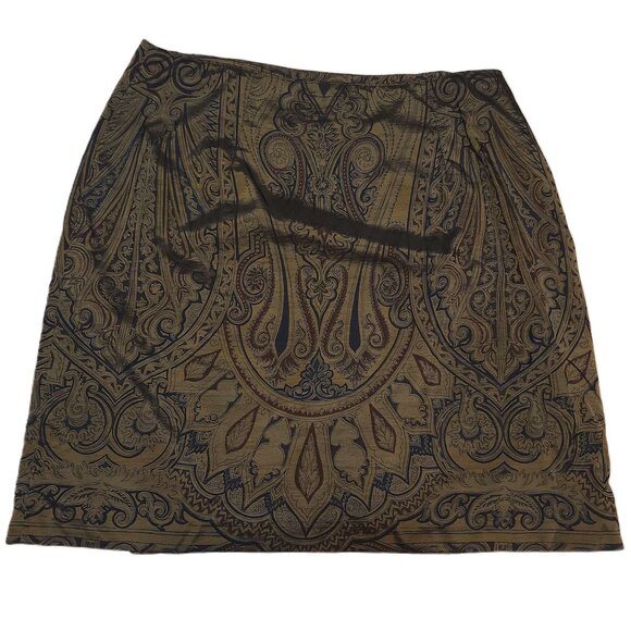 ❤️ 4/$20 I-Lyse Hart skirt & jacket set outfit Size 14 Slight iridescence - Picture 11 of 14